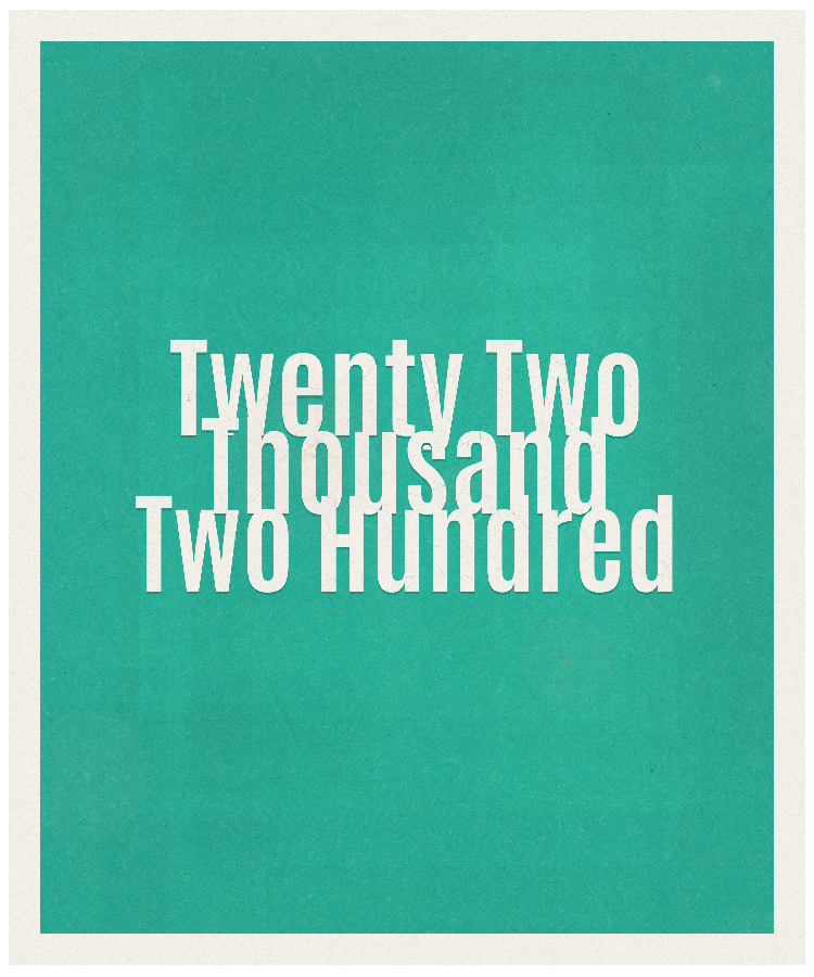 Count #22200