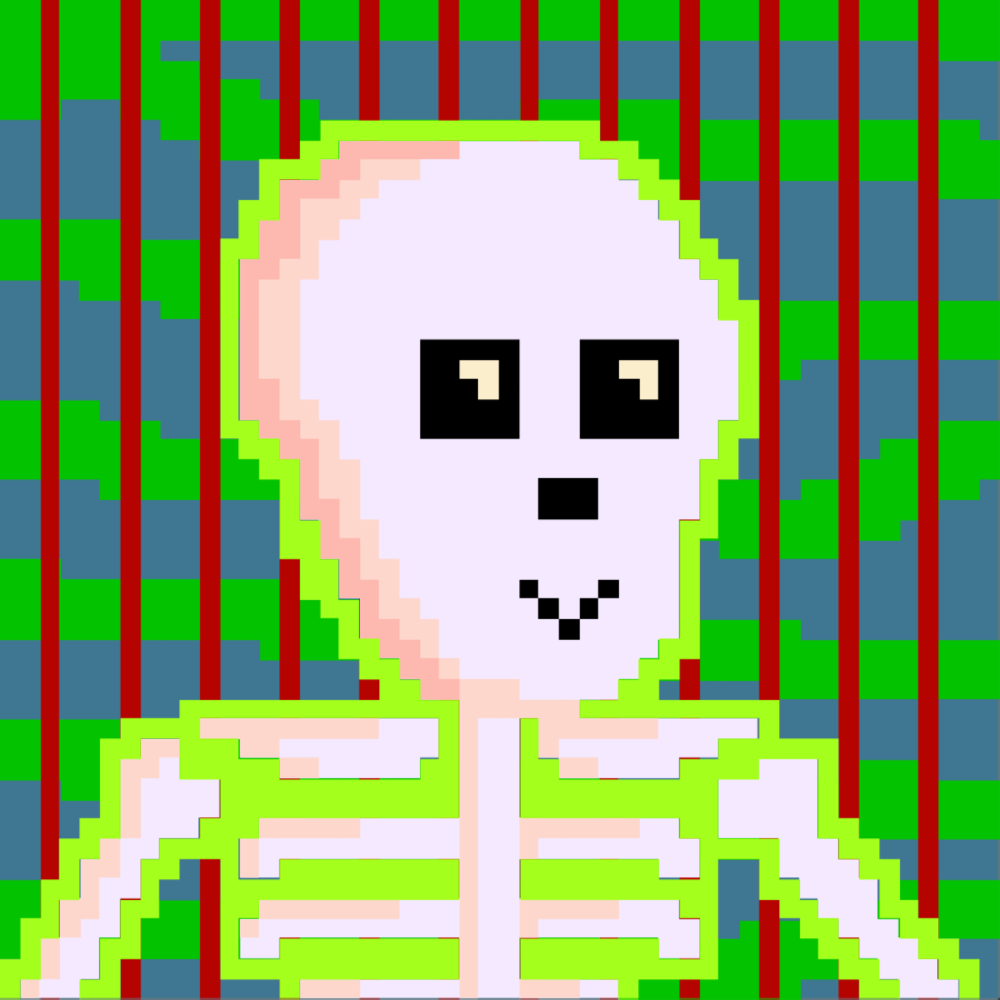 PIXEL SKULLETTI 1 #161