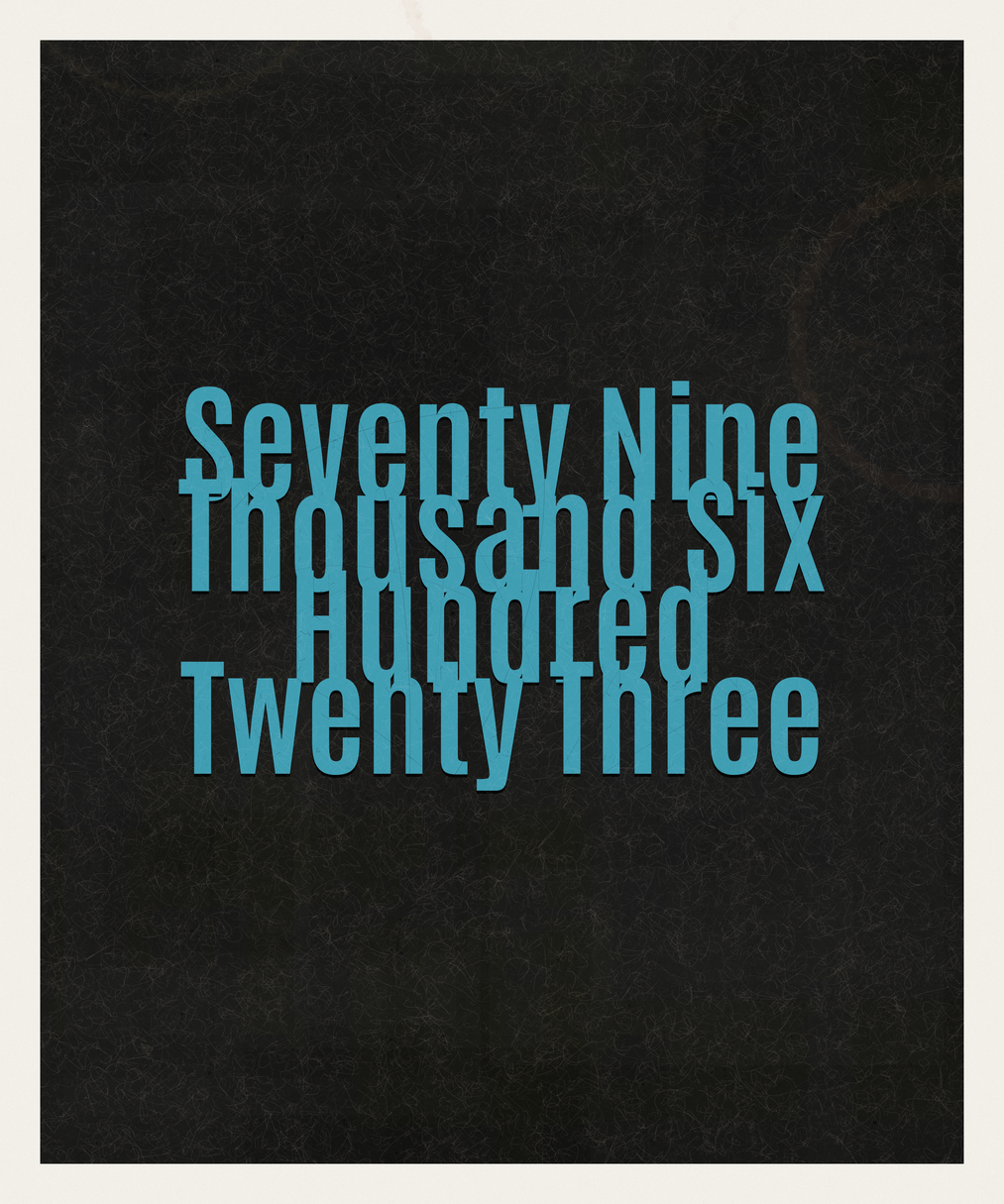 Count #79623