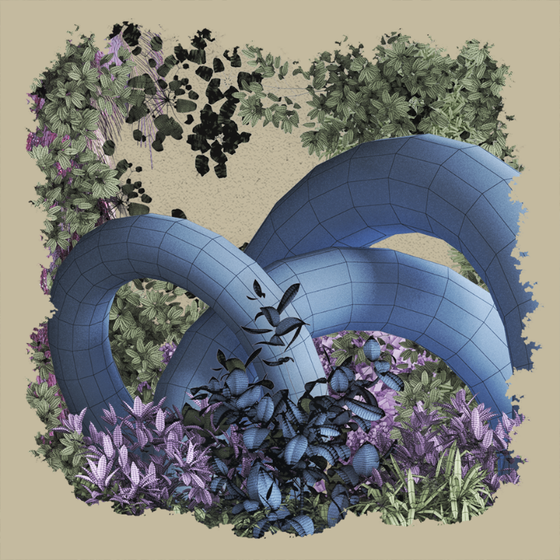 Geo-forest #3dart #53