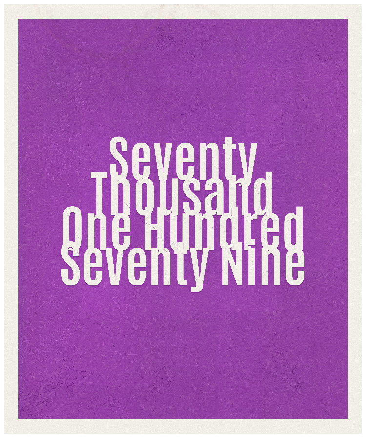 Count #70179