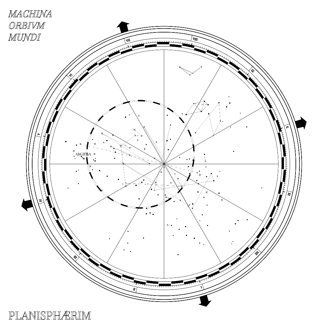 A Fictional Map Of Constellations #99