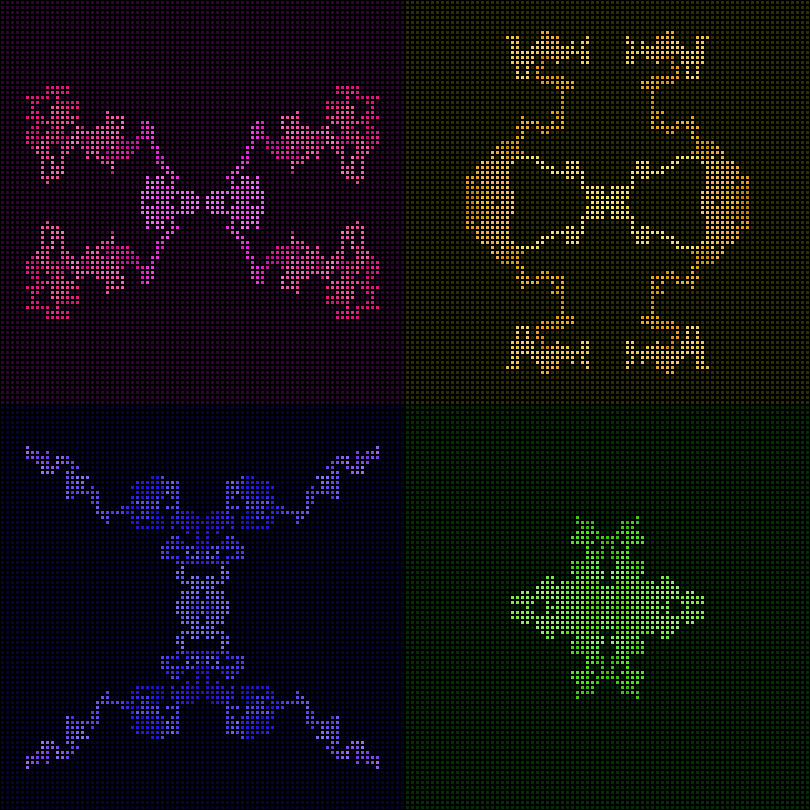 Dither Creatures 2x2 #32