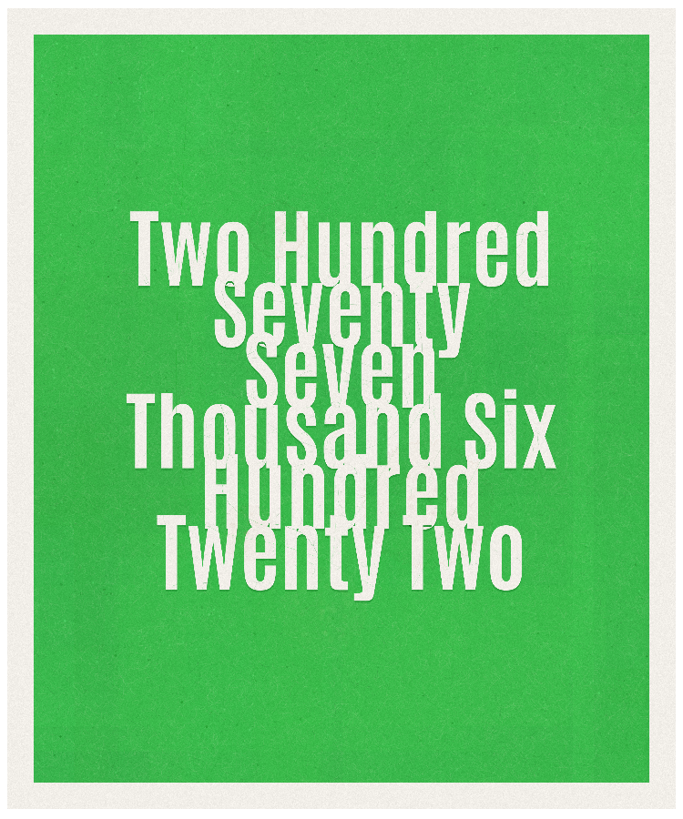 Count #277622