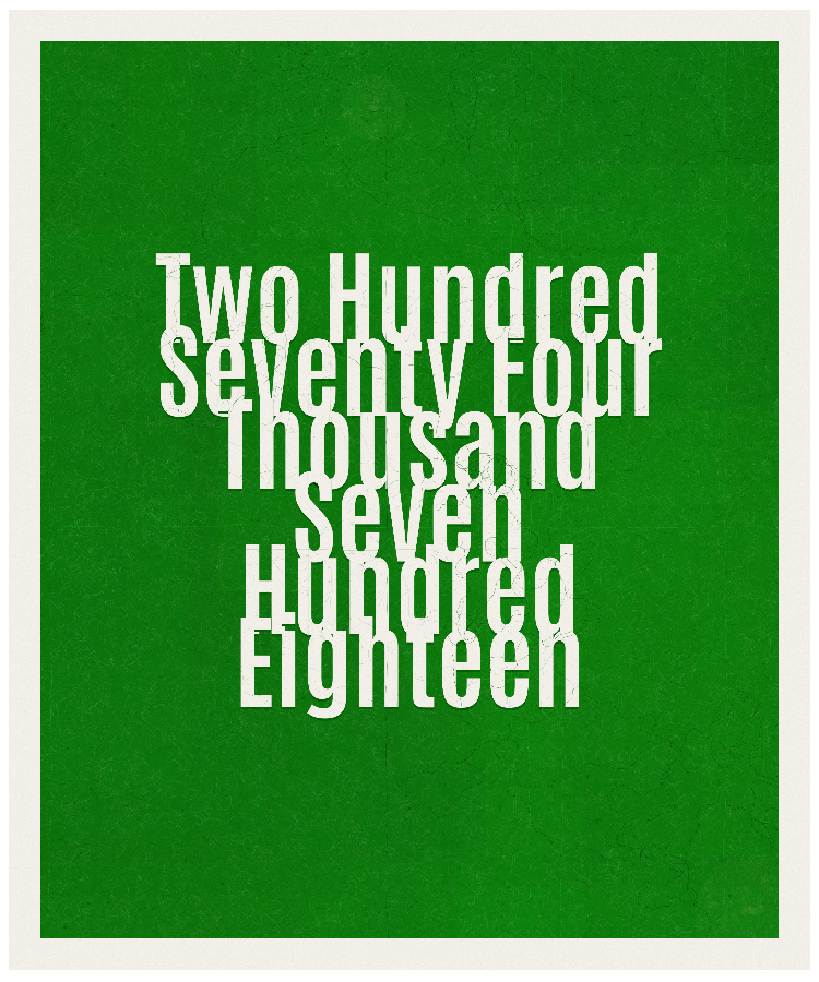 Count #274718