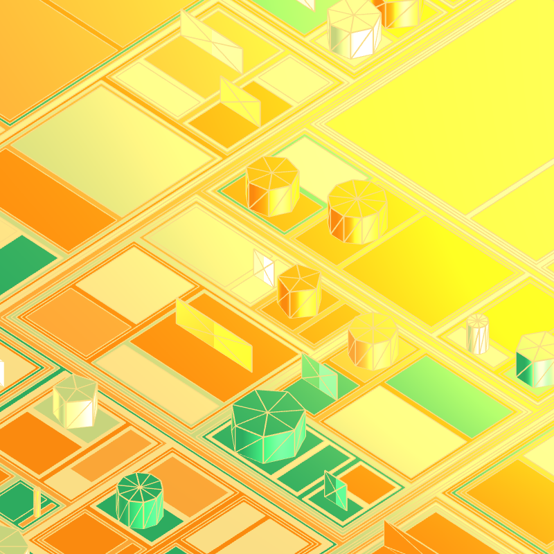 Geometric city #5