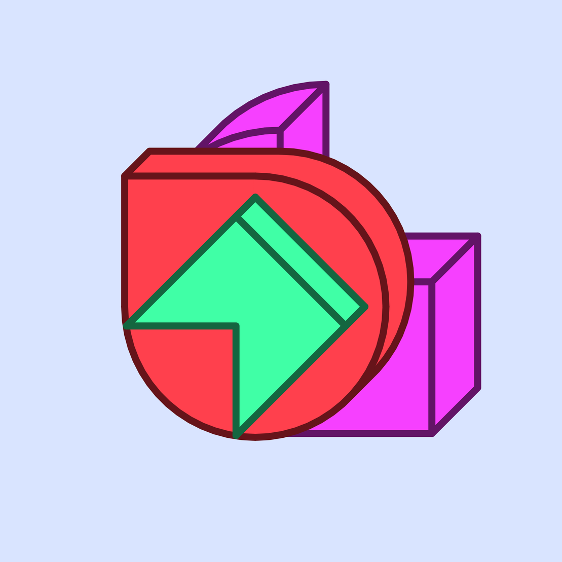 Calm shapes #1456