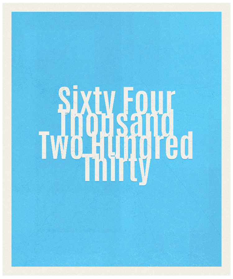 Count #64230