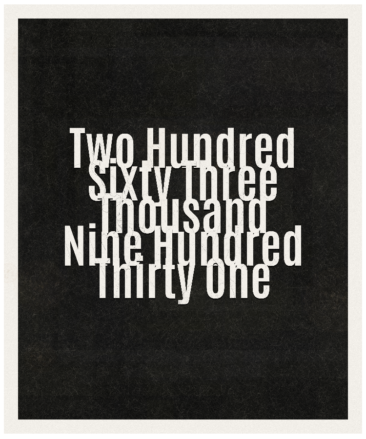 Count #263931