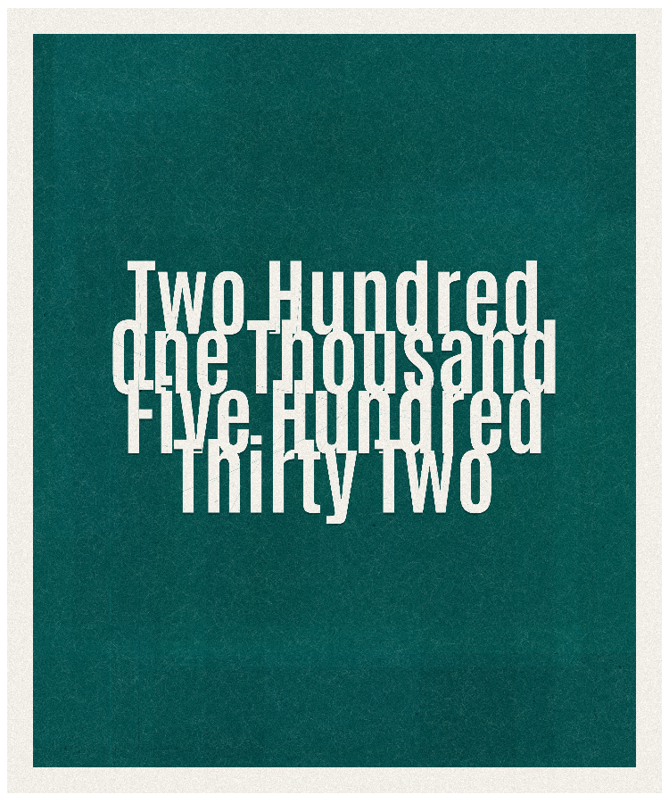 Count #201532