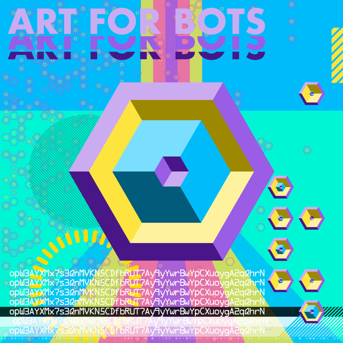 Hexagones - Art for Bots for Humans #5