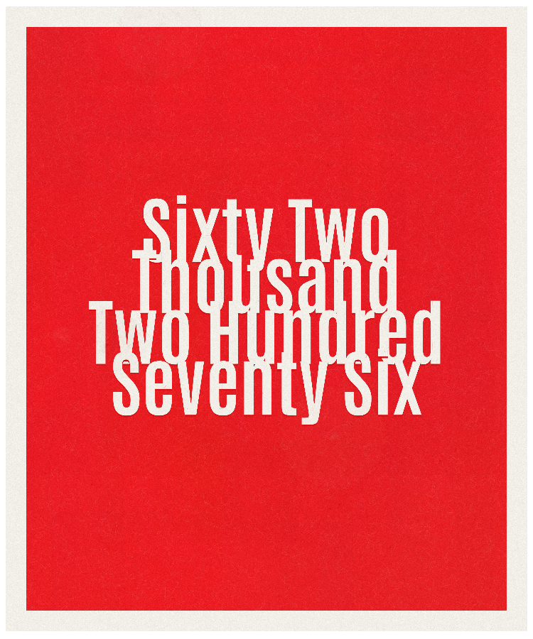 Count #62276