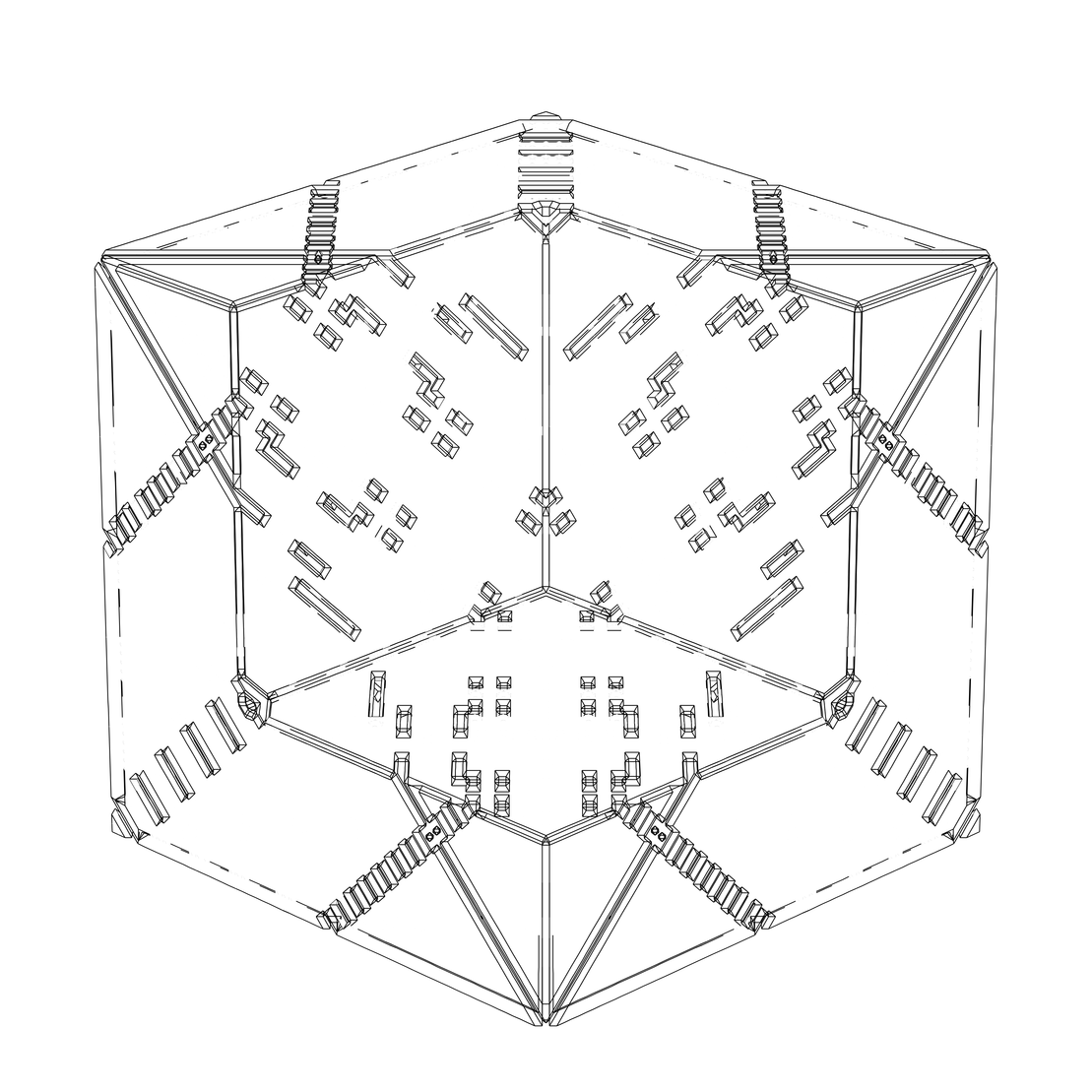 LL21 Alien Art Cube #416