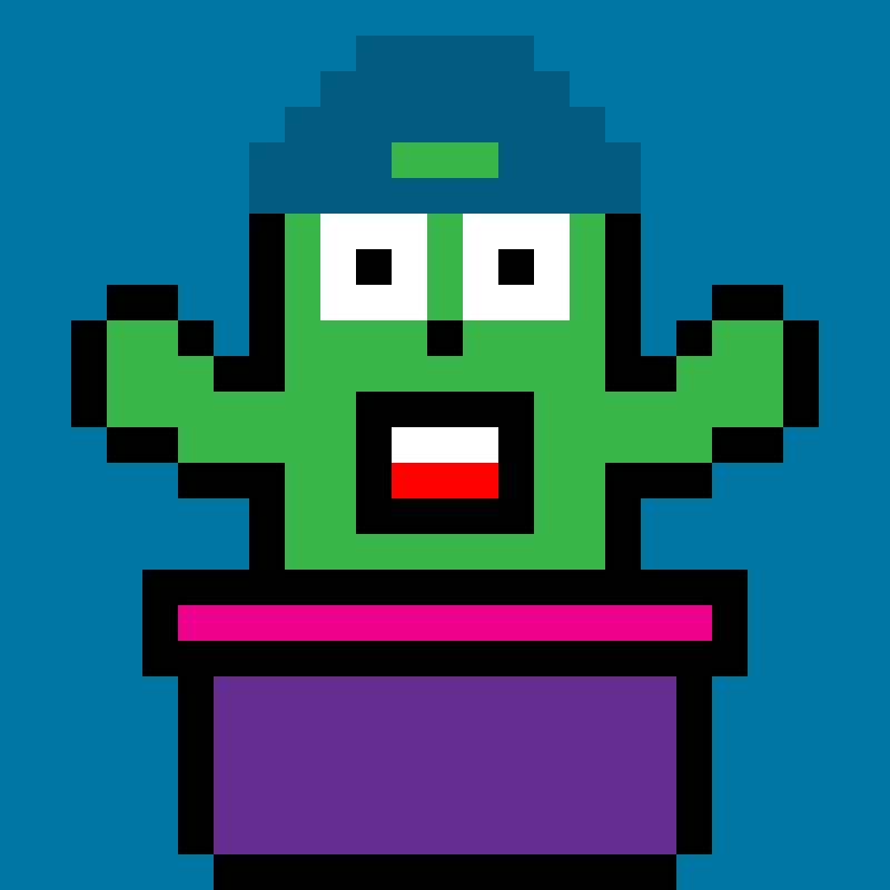 pixel cactus #7