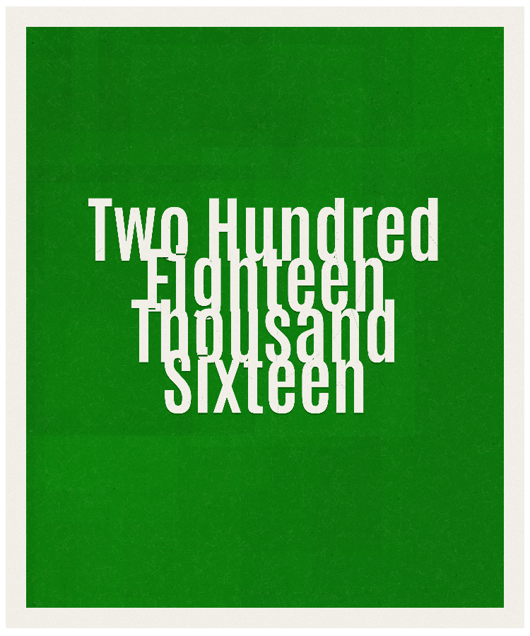 Count #218016