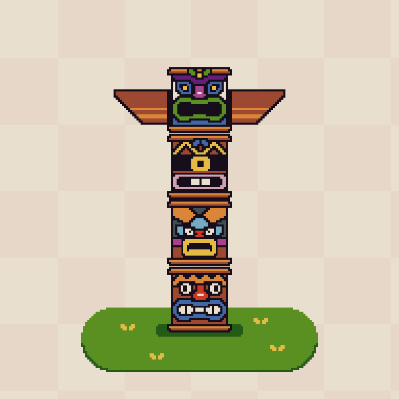 Tiki Totem  #6