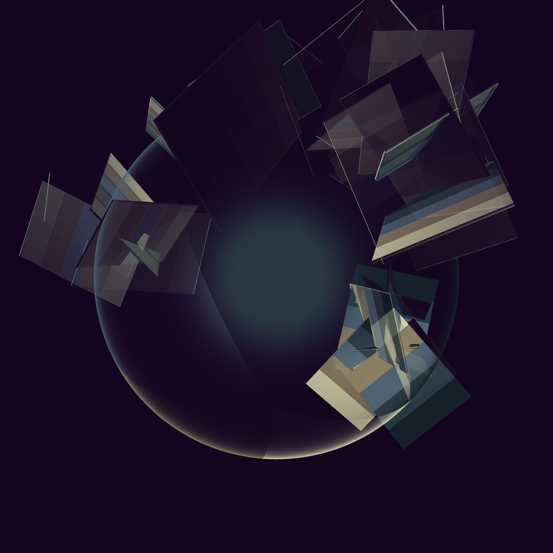 Composition with Sphere  #29