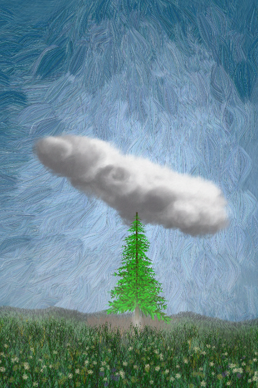 Tree and Cloud #130