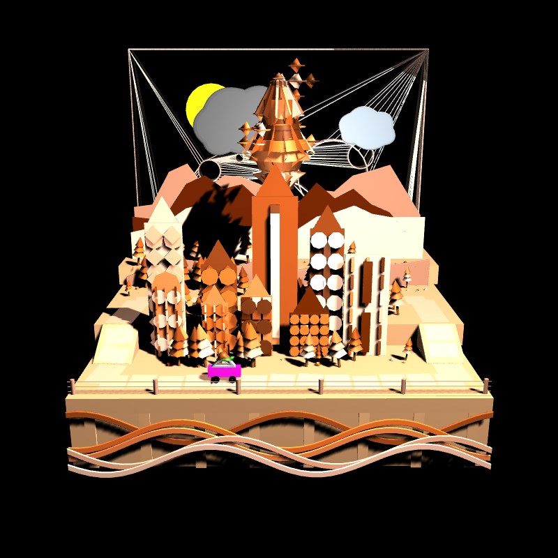 Paper Art 3D #138