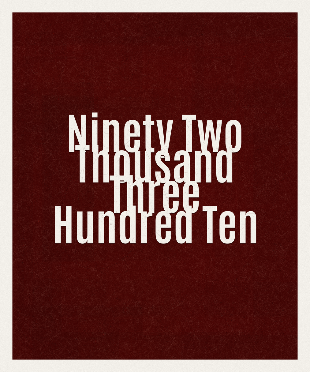 Count #92310