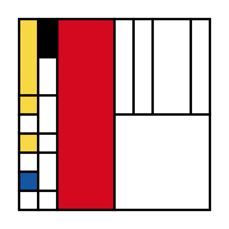 Mondrian squares #19