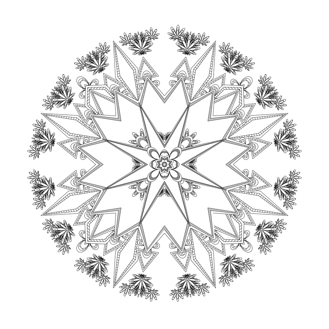 LL21 Mandala #128