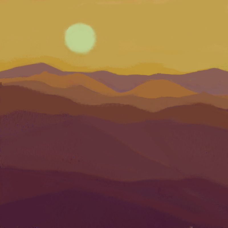 Colorful hills #3