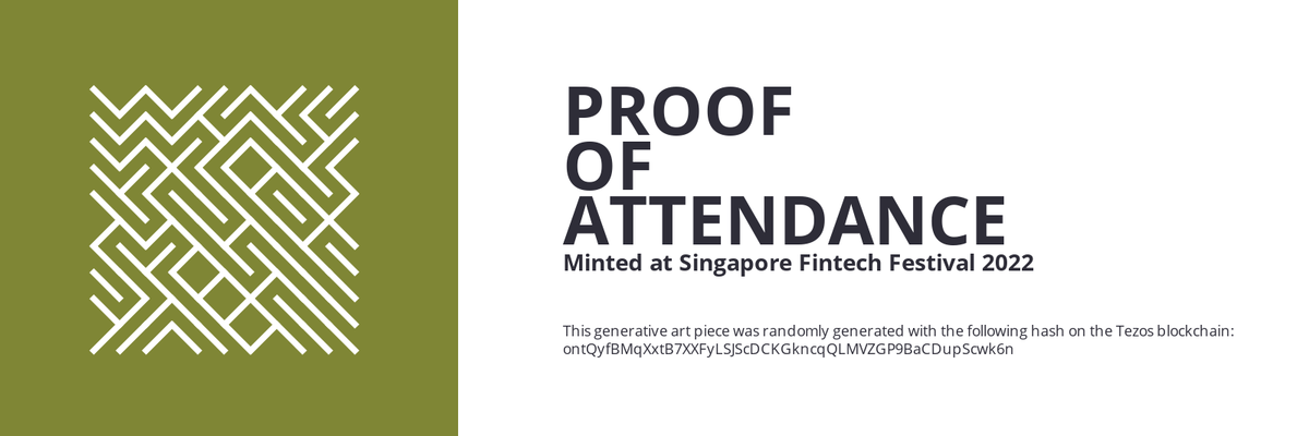 SFF2022 Proof of Attendance Token #157