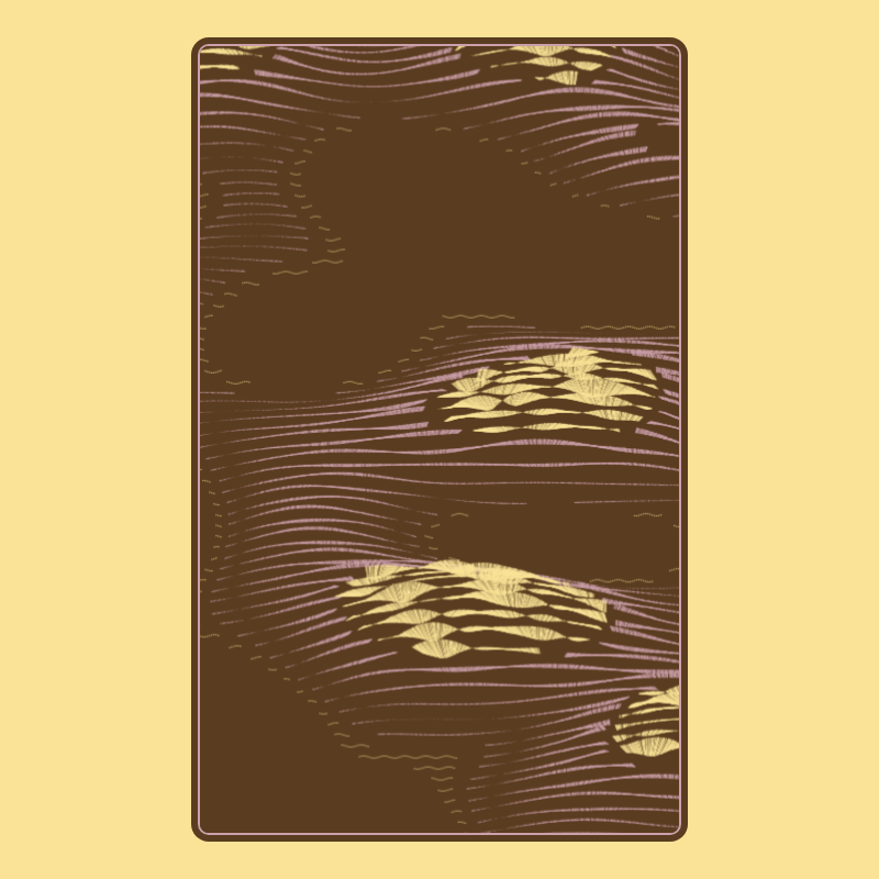 Topographic Playing Card