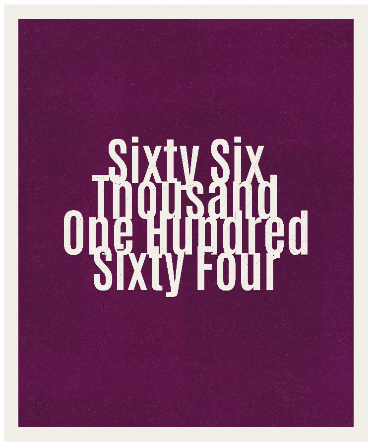 Count #66164