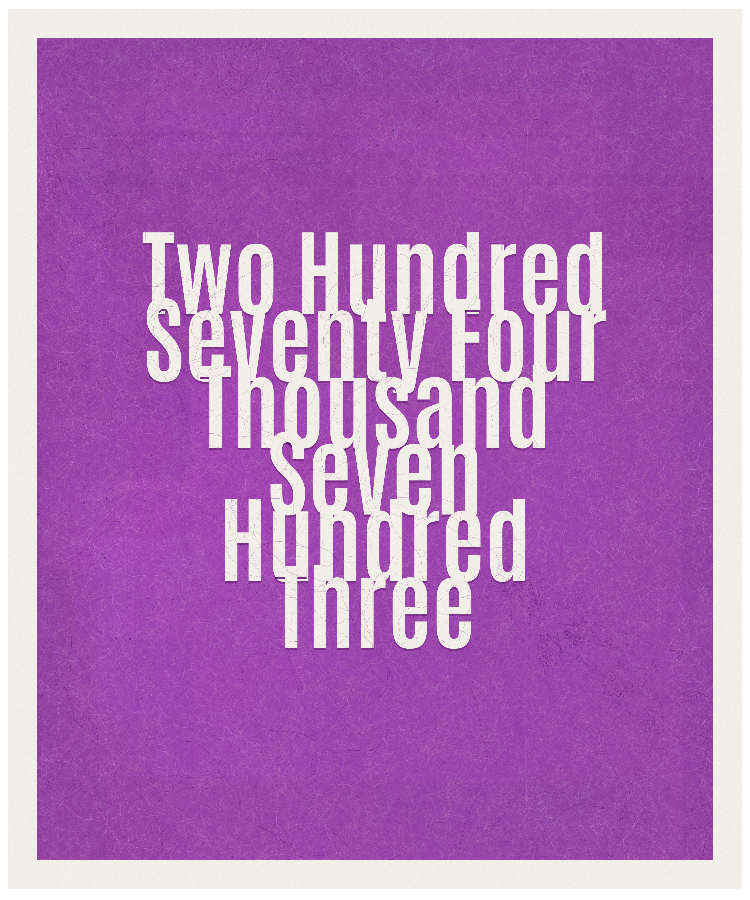 Count #274703