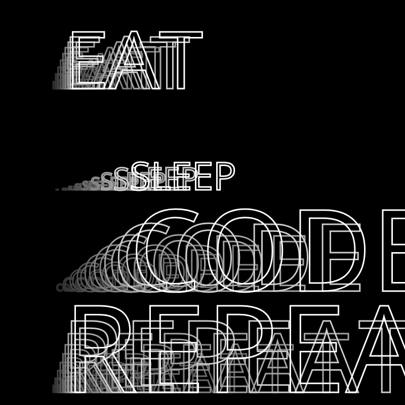 Eat Sleep Code Repeat #21