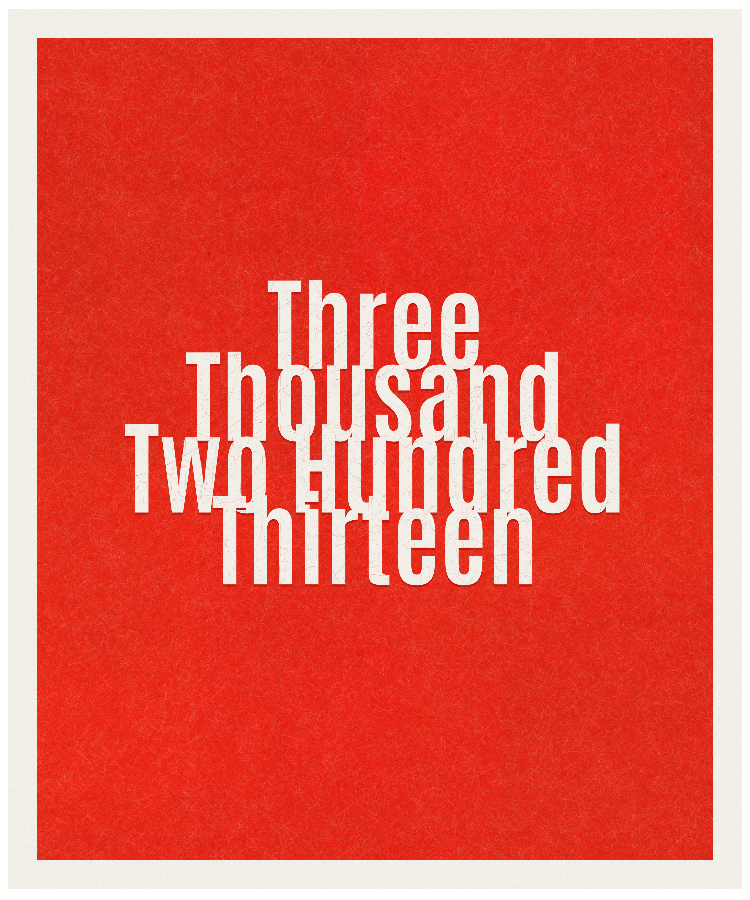 Count #3213