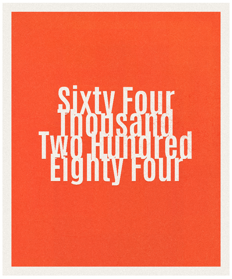 Count #64284