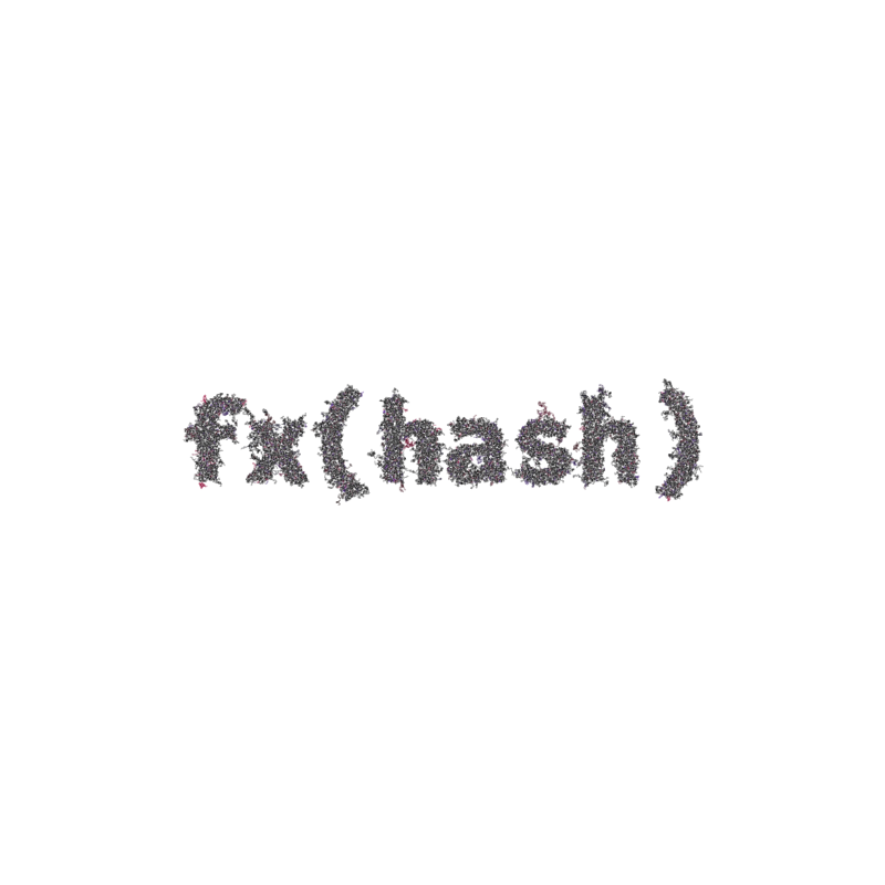 FXHASH Logo with Features #381