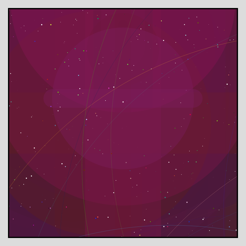 Color Field Starry B #131