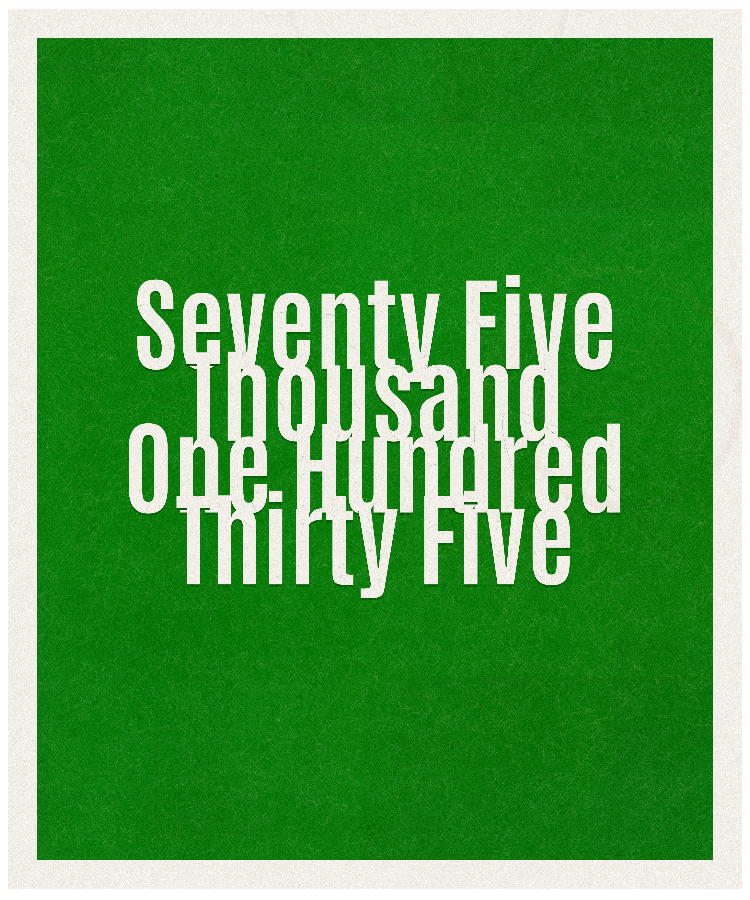 Count #75135