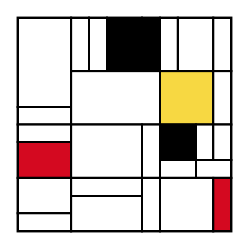 Mondrian squares #17