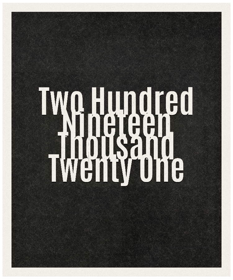 Count #219021
