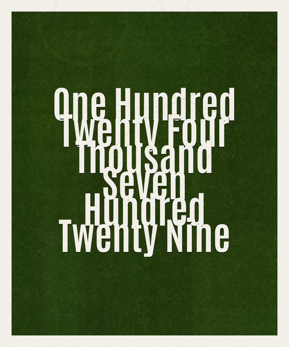 Count #124729