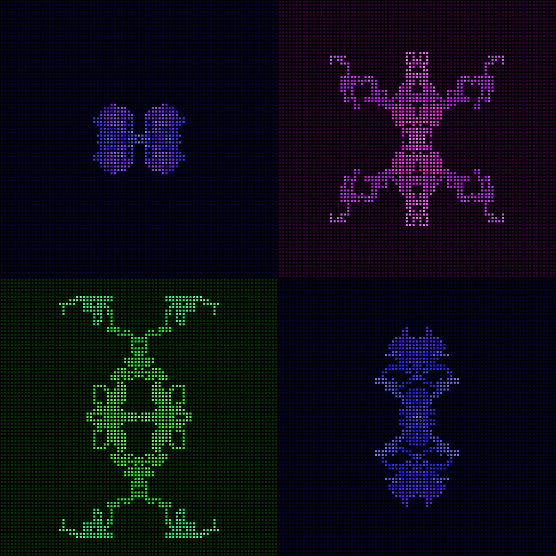 Dither Creatures 2x2 #60