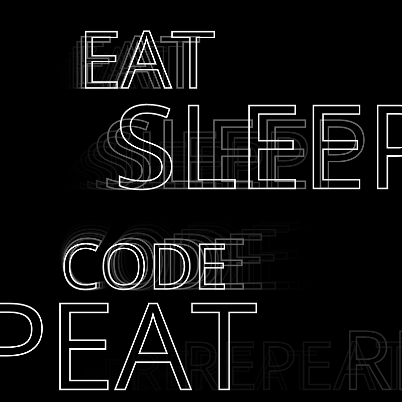 Eat Sleep Code Repeat #43