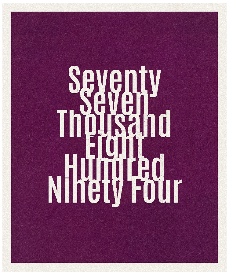 Count #77894