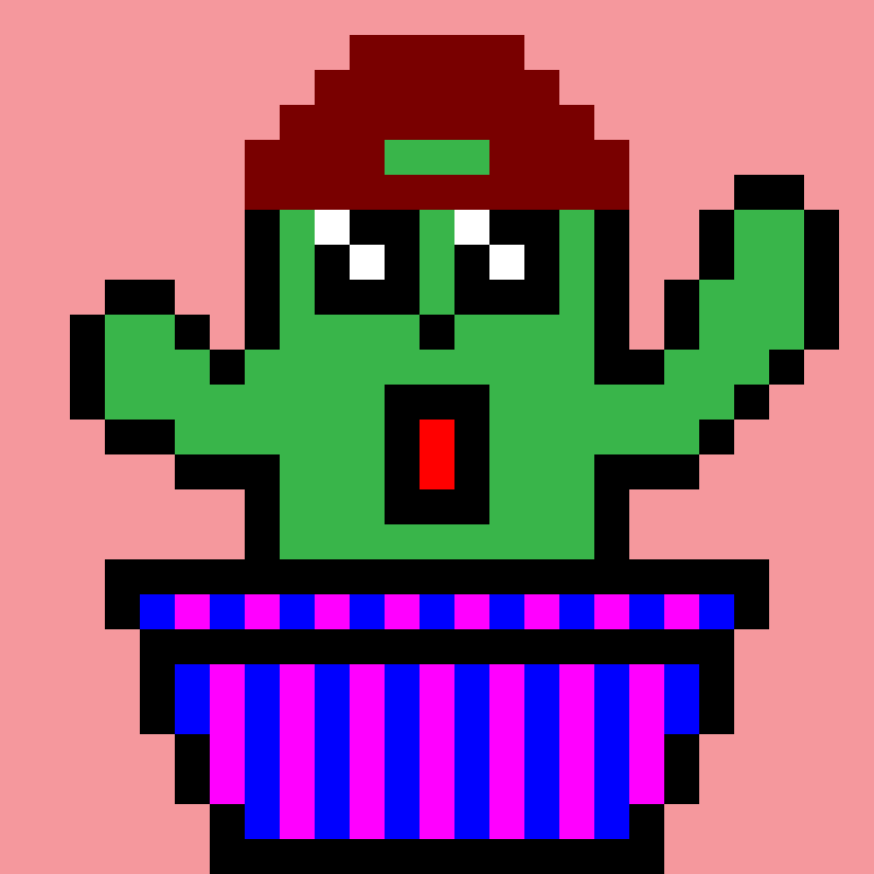 pixel cactus