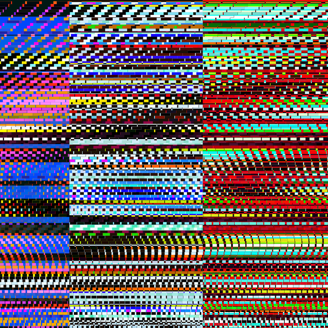 Glitchometry Stripes #105