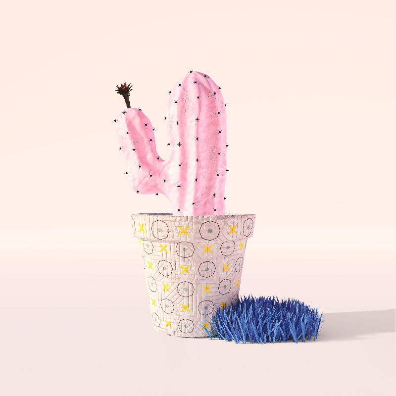 3D Crypto Cacti #51