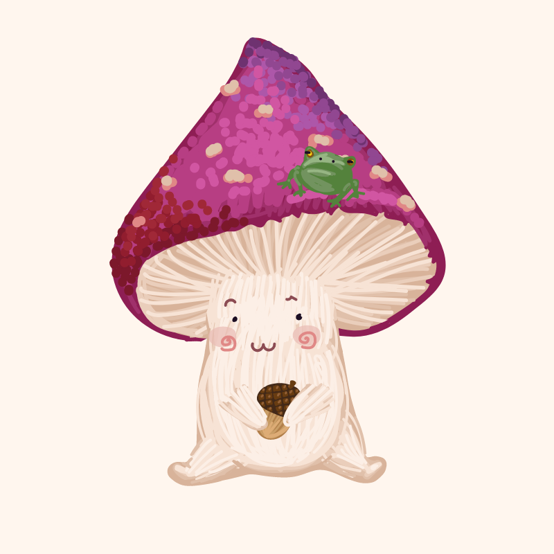 Cute Mushrooms Forest Guys #6