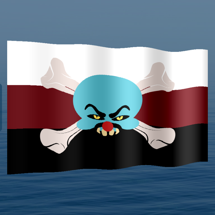 Jolly Roger Flag #44