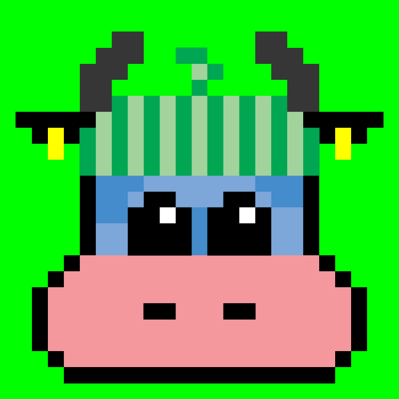 pixel cow #3