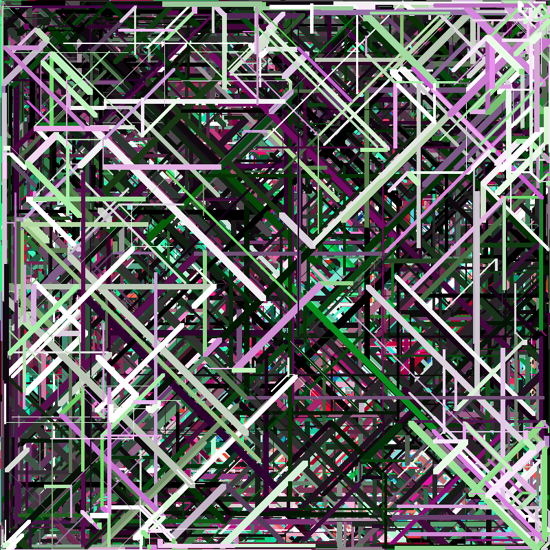 Bifurcations (straight and diagonal lines) #9